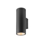 SLV Helia Pro L Applique Murale Aluminium Anthracite 15W 1800lm - 827 Blanc Très Chaud | Extérieur - IP65