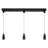Ledvance Decor Glow Suspension Luminaire Noir 28W 1400lm - 927 Blanc Très Chaud | 700mm - Meilleur Rendu Des Couleurs