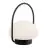 Nordlux Lampe De Chevet Sponge Batterie Noir 4.8W 300lm - 827 Blanc Très Chaud | 3 Niveaux De Gradation Dimmable