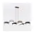 Emibig Suspension Luminaire Drumz Acier Noir | Convient pour 6x E14 - Max 10W