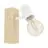 Eglo Applique Murale Townshend 3 Bois Acier Blanc | IP20 - Convient pour 1x E27