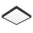 Eglo Plafonnier Fueva 6 Plastique Noir 13W 2100lm - 827-840-865 CCT