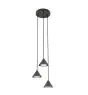 Emibig Suspension Luminaire Elit Acier Noir | Convient pour 3x GX53 - Max 10W