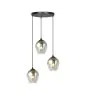 Emibig Suspension Luminaire Istar Acier Noir | Convient pour 3x E27 - Max 10W