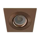 Noxion Encastré Spot Boxi MR16 Inclinable Texture & Brillant Dorée | Diamètre 80mm - IP20 - Incl. GU10 Culot