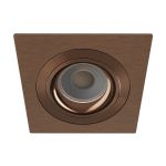 Noxion Inbouw Spot Boxi MR16 Kantelbaar Textuur & Glanzend Goud | Zaagmaat 80mm - IP20 - Incl. GU10 Fitting