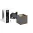 D'Lite Wandlamp Nova Zwart Up & Down 4.9W 480lm - 830 Warm Wit | IP54 - Verstelbare Gradenbundel