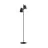 It's about RoMi Vloerlamp Salamanca Ijzer Zwart | Geschikt voor 2x E14 