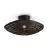 Good&Mojo Plafondlamp Tanami Rattan Zwart | Geschikt voor 1x E27 