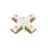Bright Choice 1-Fase Rail X-Verbindingsstuk Wit