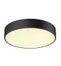 SLV Medo Pro 40 Wand en Plafondlamp Aluminium Zwart Rond 19W 2500lm - 930-940 CCT | IP50 - Beste Kleurweergave - Dimbaar 