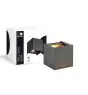 D'Lite Wandlamp Nova Zwart Up & Down 4.9W 480lm - 830 Warm Wit | IP54 - Verstelbare Gradenbundel
