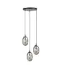 Emibig Hanglamp Astral Staal Zwart | Geschikt voor 3x E14 - Max 10W