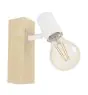 Eglo Wandlamp Townshend 3 Hout Staal Wit | IP20 - Geschikt voor 1x E27