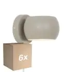 Voordeelpak 6x Nordlux Belir Wandlamp Metaal Bruin Up & Down | Geschikt voor 2x G9